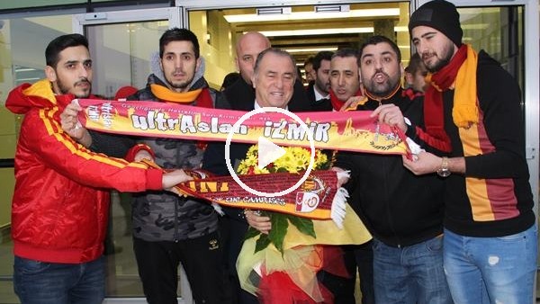 Galatasaray kafilesi İzmir'de 