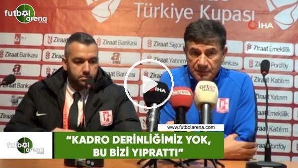 Giray Bulak: "Kadro derinliğimiz yok, bu bizi yıprattı"