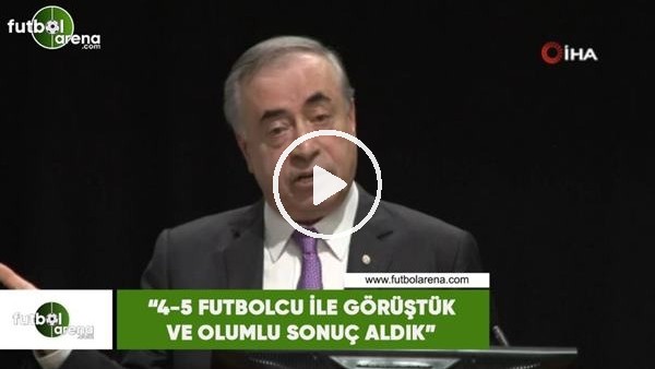 Mustafa Cengiz: "4-5 futbolcu ile görüştük ve olumlu sonuç aldık"