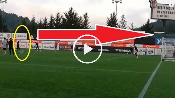 Quaresma'dan antrenmanda rabona! Genç kaleciye acımadı