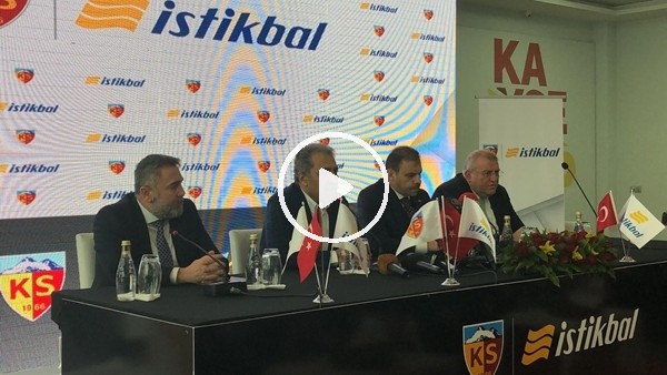 Kayserispor, İstikbal Mobilya ile sponsorluk anlaşması imzaladı