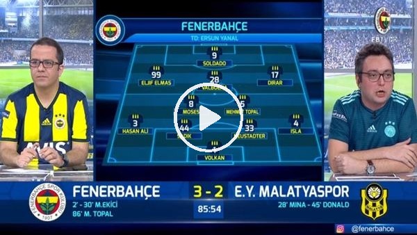 Mehmet Topal'ın golünde FB TV spikerleri