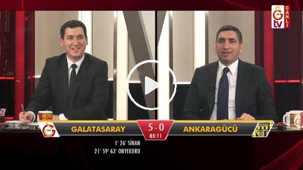 Ndiaye'nin şık golünde GS TV spikerleri