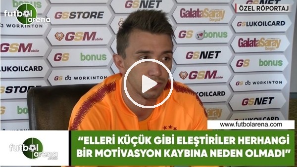 Fernando Muslera: "Elleri küçük gibi eleştiriler herhangi bir motivasyon kaybına neden olmadı"