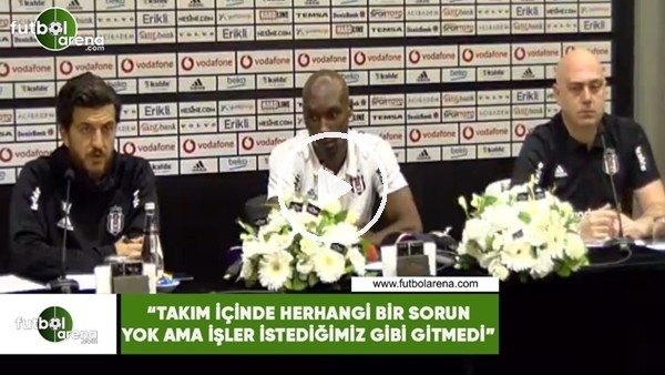 Atiba Hutchinson: "Takım içinde herhangi bir sorun yok ama işler istediğimiz gibi gitmedi"