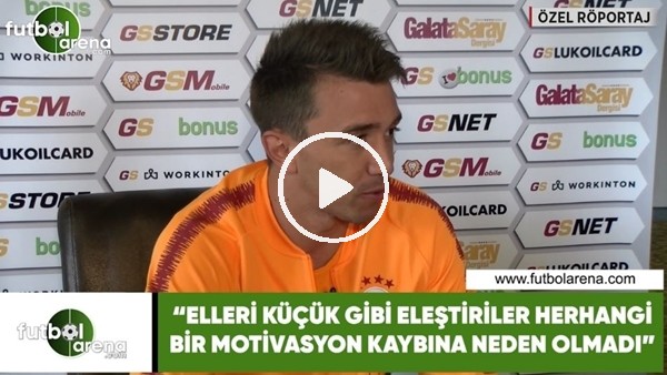 Fernando Muslera'dan FutbolArena'ya özel açıklamalar