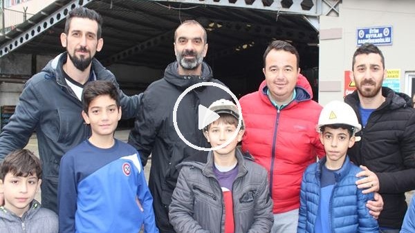 Zonguldakspor'un minik yıldızları madende