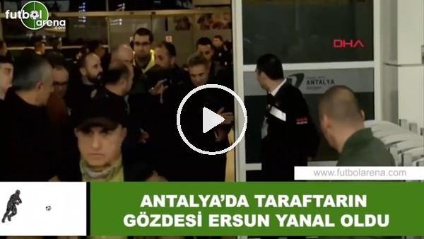 Antalya'da taraftarın gözdesi Ersun Yanal oldu