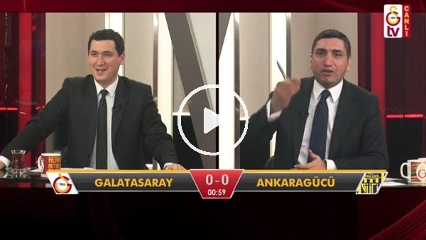 Sinan Gümüş'ün golünde GS TV spikerleri