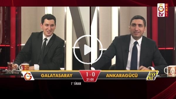Onyekuru'nun golünde GS TV spikerleri
