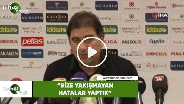 Ünal Karaman: "Bize yakışmayan basit hatalar yaptık"