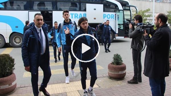 Trabzonspor kafilesi Sivas'a gitti