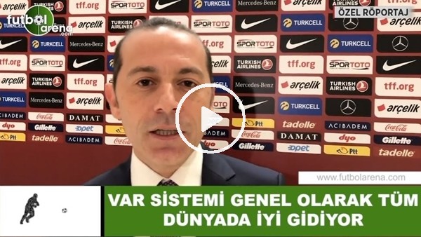 Cüneyt Çakır'dan FutbolArena'ya özel açıklamalar