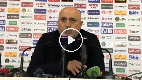 Hikmet Karaman: "İlk yarı çok fazla pas hatası yaptık"