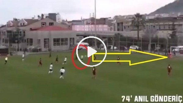 Beşiktaş'ın U19 takımındaki gençten müthiş gol