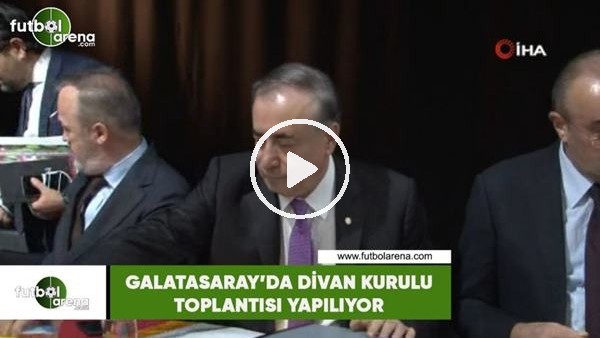 Galatasaray'da Divan Kurulu Toplantısı yapılıyor