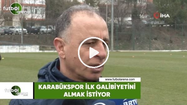 Karabükspor ilk galibiyetini almak istiyor