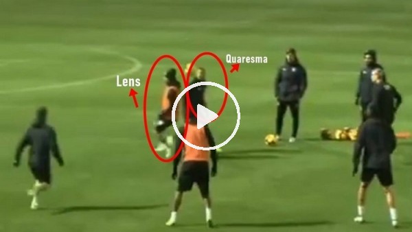 Quaresma'dan Lens'e şık bir çalım