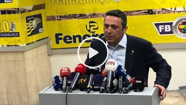 Ali Koç'tan Yeni Malatyaspor maçı sonrası flaş açıklamalar (Tamamı)