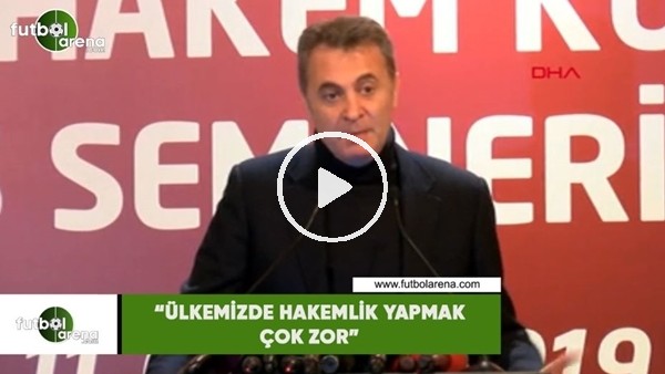 Fikret Orman: "Ülkemizde hakemlik yapmak çok zor"