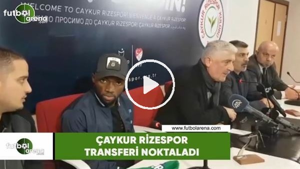 Çaykur Rizespor transferi noktaladı