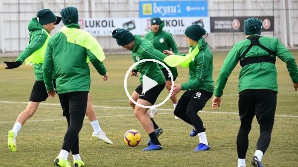 Atiker Konyaspor hazırlıklarını sürdürdü