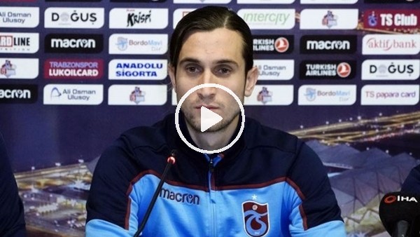 Joao Pereira ve Yusuf Yazıcı basın toplantısı düzenledi
