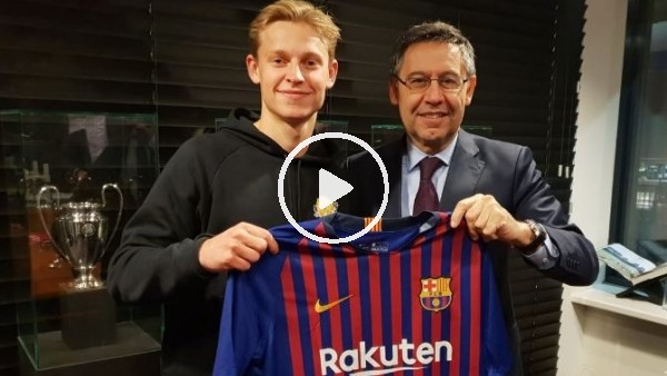 Barcelona, Frenkie De Jongtransferini açıkladı