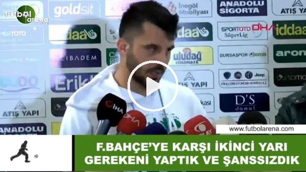 Aytaç Kara: "Fenerbahçe'ye karşı ikinci yarı gerekeni yaptık ve şansızdık"