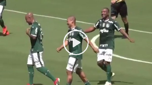 Alex de Souza'dan şık gol