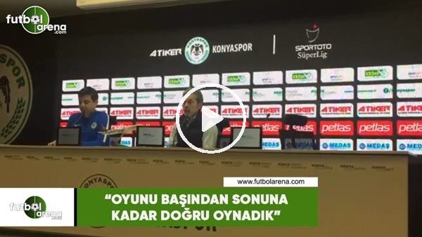 Aykut Kocama: "Oyunu başından sonuna kadar doğru oynadık"