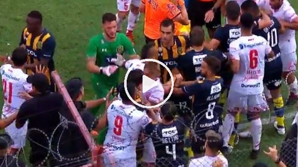 Arjantin Ligi'nde meydan kavgası