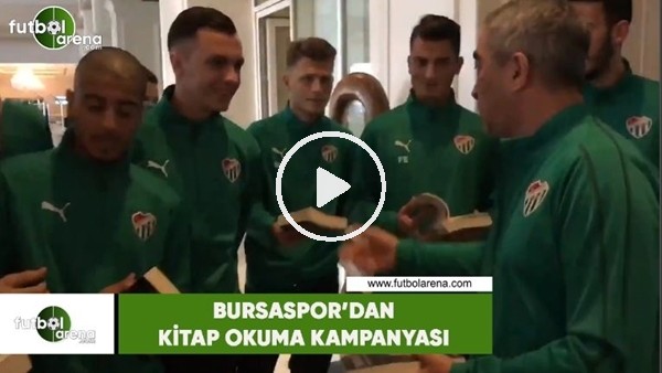 Bursaspor'dan kitap okuma kampanyası