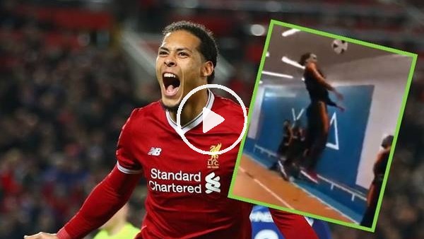 Virgil Van Dijk'ten inanılmaz zıplayış