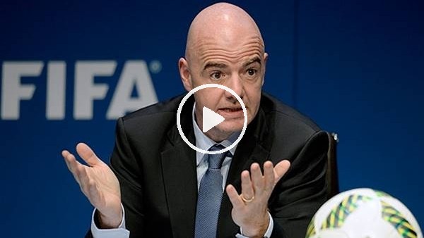Infantino, Türkiye'de basın toplantısı düzenledi