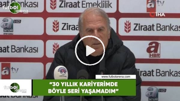 Mustafa Denizli: "30 yıllık kariyerimde böyle bir seri yaşamadım"