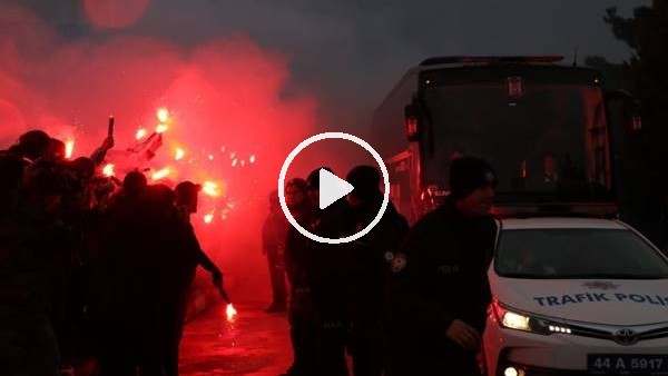 Beşiktaş'a Malatya'da coşkulu karşılama