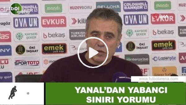 Ersun Yanal'dan Yabancı sınırı yorumu