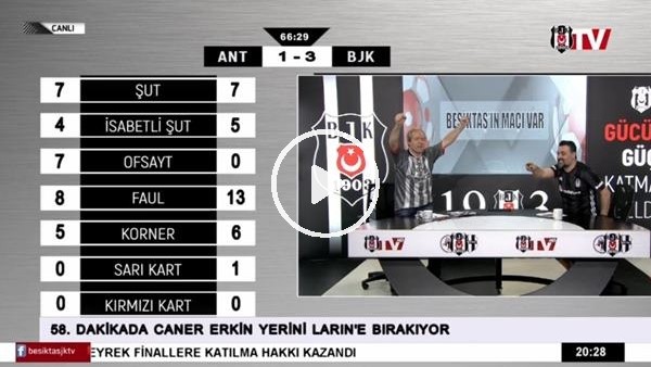 Salih Dursun'un kendi kalesine attığı golde BJK TV spikerleri