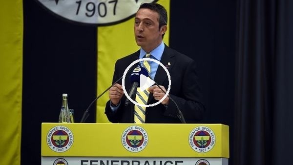 Ali Koç, Divan Kurulu'nda 2. kez kürsüye çıktı