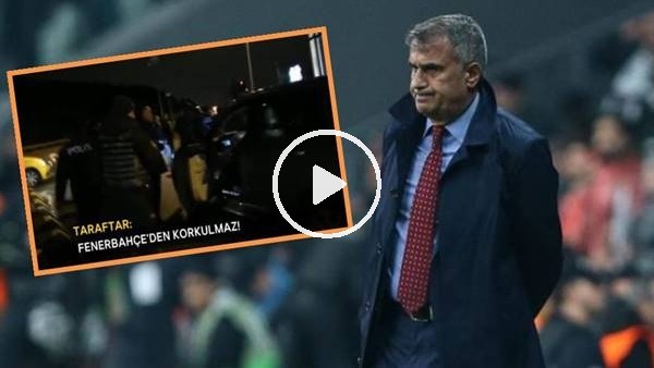 Beşiktaş taraftarlarıyla maç sonu Şenol Güneş arasında yaşanan tartışma