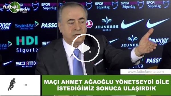 Mustafa Cengz: "Maçı Ahmet Ağaoğlu yönetse bile istediğimiz sonuca ulaşırdık"