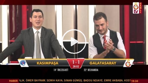 Feghouli'nin golünde GS TV spikerleri