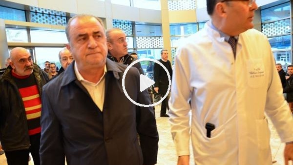 Fatih Terim, babasının vefat ettiği hastaneye geldi