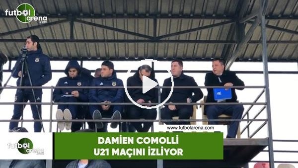 Damien Comoli, U21 maçını izliyor