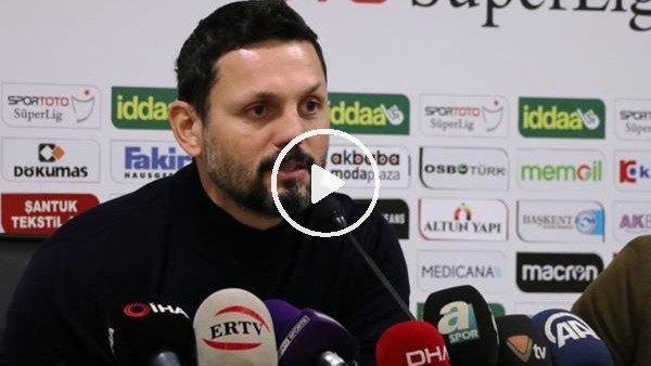 Erol Bulut: "Kayserispor maçında hedefimiz 3 puandı"
