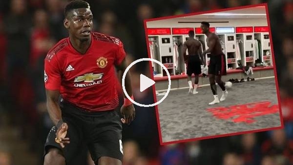 Yaramaz çocuk Pogba'dan takım arkadaşına bacak arası