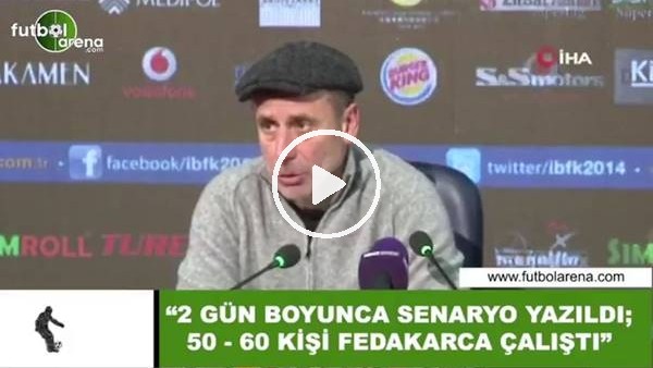 Abdullah Avcı: "2 gün boyunca senaryo yazıldı; 50-60 kişi fedakarca çalıştı"