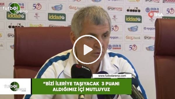 Erhan Altın: "Bizi ileriye taşıyacak olan 3 puanı aldığımız için çok mutluyuz"