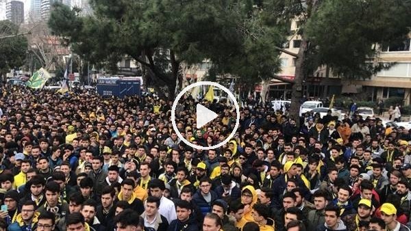 Fenerbahçe taraftarından TFF'ye protesto yürüyüşü